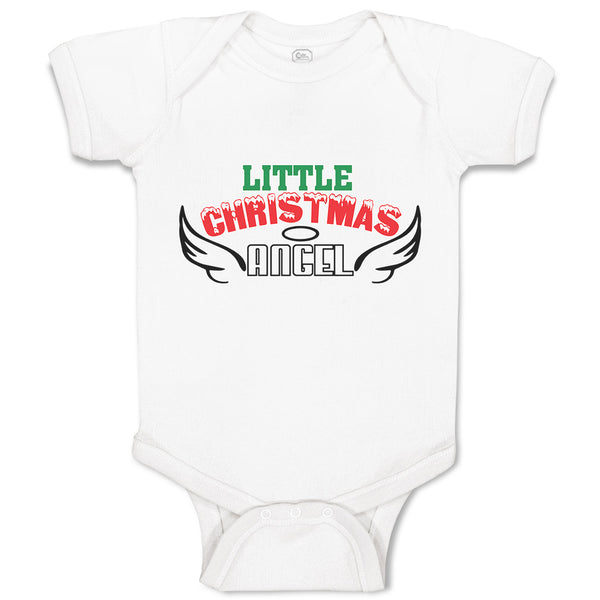 Baby Clothes Little Christmas Angel Baby Bodysuits Boy & Girl Cotton