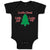 Baby Clothes Looks Great Little Lotta Full Lotta Sap with Green Pine Tree Cotton