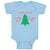 Baby Clothes Looks Great Little Lotta Full Lotta Sap with Green Pine Tree Cotton