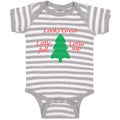 Baby Clothes Looks Great Little Lotta Full Lotta Sap with Green Pine Tree Cotton