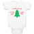 Baby Clothes Looks Great Little Lotta Full Lotta Sap with Green Pine Tree Cotton