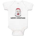 Baby Clothes Merry Christmas Snow Doll on Cap Baby Bodysuits Boy & Girl Cotton