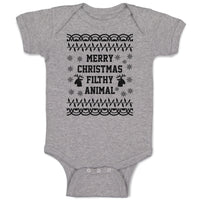 Baby Clothes Merry Christmas Filthy Animal Silhouette Deer Patterns Cotton