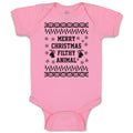 Baby Clothes Merry Christmas Filthy Animal Silhouette Deer Patterns Cotton