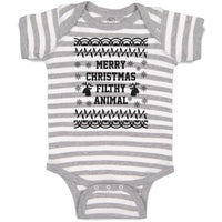 Baby Clothes Merry Christmas Filthy Animal Silhouette Deer Patterns Cotton