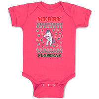 Baby Clothes Merry Flossmas Baby Bodysuits Boy & Girl Newborn Clothes Cotton
