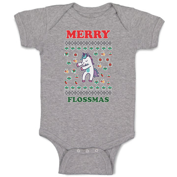 Baby Clothes Merry Flossmas Baby Bodysuits Boy & Girl Newborn Clothes Cotton