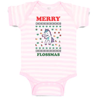 Baby Clothes Merry Flossmas Baby Bodysuits Boy & Girl Newborn Clothes Cotton