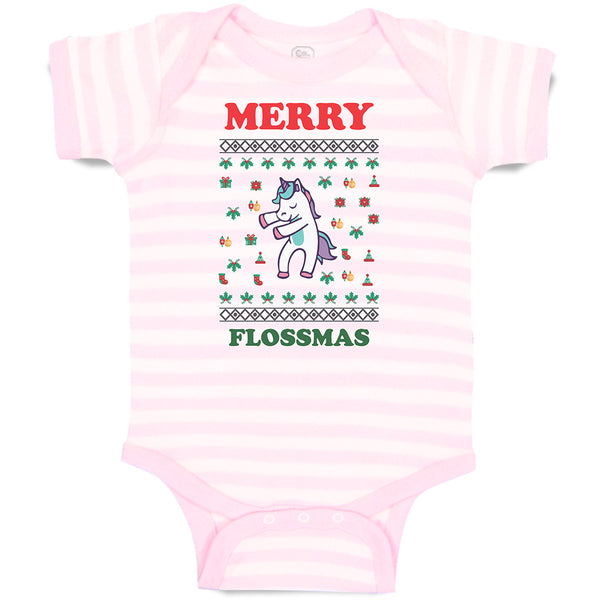 Baby Clothes Merry Flossmas Baby Bodysuits Boy & Girl Newborn Clothes Cotton