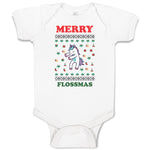 Baby Clothes Merry Flossmas Baby Bodysuits Boy & Girl Newborn Clothes Cotton