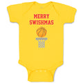 Baby Clothes Merry Swishmas Baby Bodysuits Boy & Girl Newborn Clothes Cotton