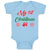 Baby Clothes My 1St Christmas with Red Jingle Bells Baby Bodysuits Cotton