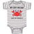 Baby Clothes My First Holiday Jack in Tenerife with Crab Sealife Baby Bodysuits