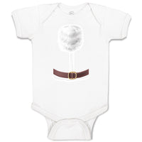 Baby Clothes Christmas Santa Costume Belt Baby Bodysuits Boy & Girl Cotton