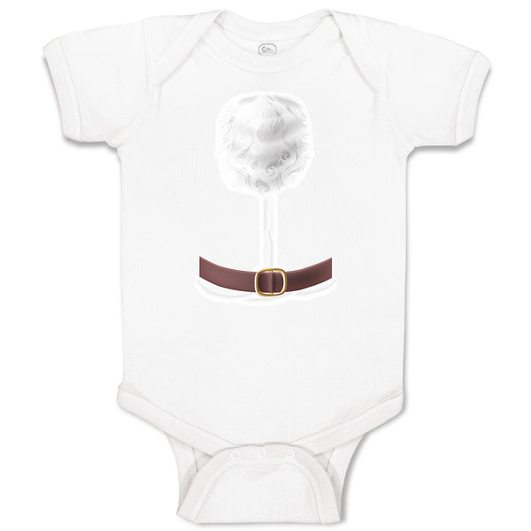 Baby Clothes Christmas Santa Costume Belt Baby Bodysuits Boy & Girl Cotton