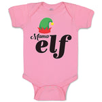 Baby Clothes Mama Elf with Hat Baby Bodysuits Boy & Girl Newborn Clothes Cotton