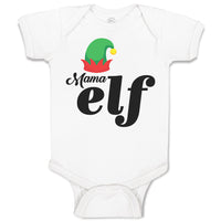 Baby Clothes Mama Elf with Hat Baby Bodysuits Boy & Girl Newborn Clothes Cotton