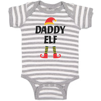 Baby Clothes Daddy Elf with Hat and Leg Baby Bodysuits Boy & Girl Cotton