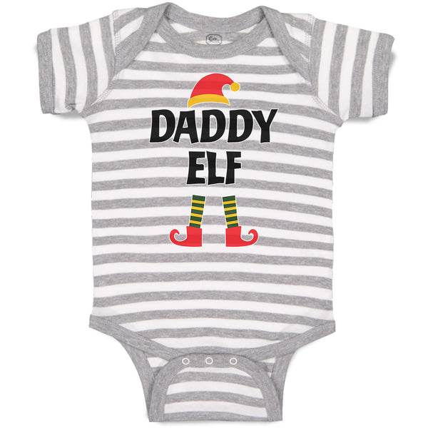 Baby Clothes Daddy Elf with Hat and Leg Baby Bodysuits Boy & Girl Cotton