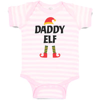 Baby Clothes Daddy Elf with Hat and Leg Baby Bodysuits Boy & Girl Cotton