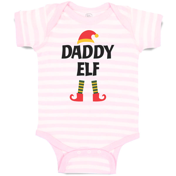 Baby Clothes Daddy Elf with Hat and Leg Baby Bodysuits Boy & Girl Cotton
