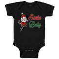 Baby Clothes Santa Baby with Santa Claus Baby Bodysuits Boy & Girl Cotton