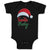 Baby Clothes Santa Baby with Hat Baby Bodysuits Boy & Girl Cotton