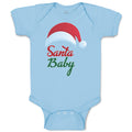 Baby Clothes Santa Baby with Hat Baby Bodysuits Boy & Girl Cotton