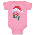 Baby Clothes Santa Baby with Hat Baby Bodysuits Boy & Girl Cotton
