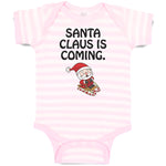 Santa Claus Is Coming with Snow Riding Stick