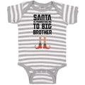Baby Clothes Santa Is Promoting Me to Big Brother Baby Bodysuits Cotton
