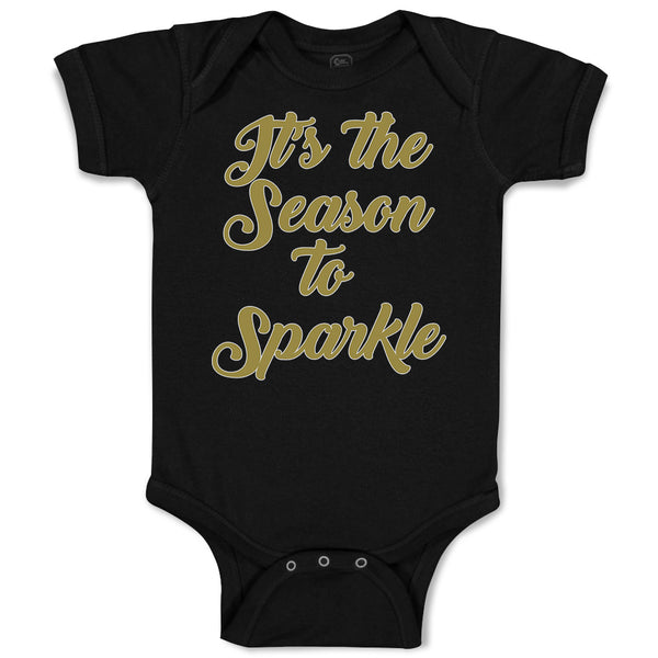 Baby Clothes It's The Season to Sparkle Baby Bodysuits Boy & Girl Cotton