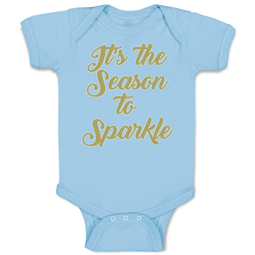 Baby Clothes It's The Season to Sparkle Baby Bodysuits Boy & Girl Cotton