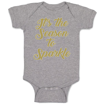Baby Clothes It's The Season to Sparkle Baby Bodysuits Boy & Girl Cotton
