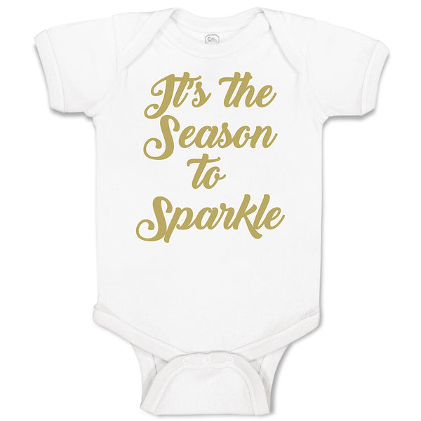 Baby Clothes It's The Season to Sparkle Baby Bodysuits Boy & Girl Cotton