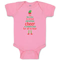 Baby Clothes Best Way Spread Christmas Cheer Singing Loud for All Hear Cotton
