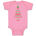 Baby Clothes Best Way Spread Christmas Cheer Singing Loud for All Hear Cotton