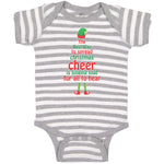 Baby Clothes Best Way Spread Christmas Cheer Singing Loud for All Hear Cotton