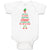 Baby Clothes Best Way Spread Christmas Cheer Singing Loud for All Hear Cotton