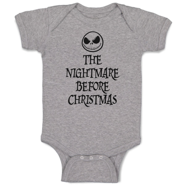 Baby Clothes The Nightmare Before Christmas with Halloween Baby Bodysuits Cotton