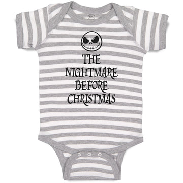 Baby Clothes The Nightmare Before Christmas with Halloween Baby Bodysuits Cotton