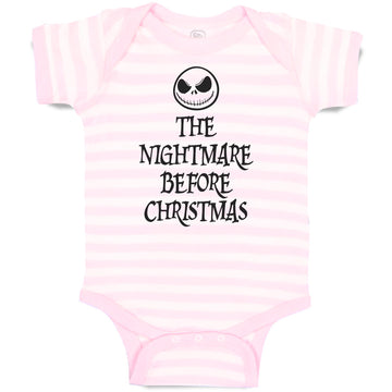 Baby Clothes The Nightmare Before Christmas with Halloween Baby Bodysuits Cotton