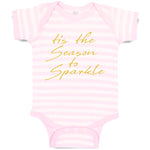 Baby Clothes Tis The Season to Sparkle Baby Bodysuits Boy & Girl Cotton