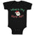 Baby Clothes Where My Ho's at with Santa Face and Hat Baby Bodysuits Cotton