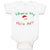 Baby Clothes Where My Ho's at with Santa Face and Hat Baby Bodysuits Cotton