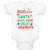 Baby Clothes Who Needs Santa When I Have Great Grandpa with Gifts and Santa Hat