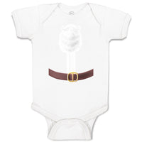 Baby Clothes Christmas Santa Costume Belt Baby Bodysuits Boy & Girl Cotton
