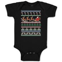 Baby Clothes Santa Claus Is Riding on Baby Bodysuits Boy & Girl Cotton