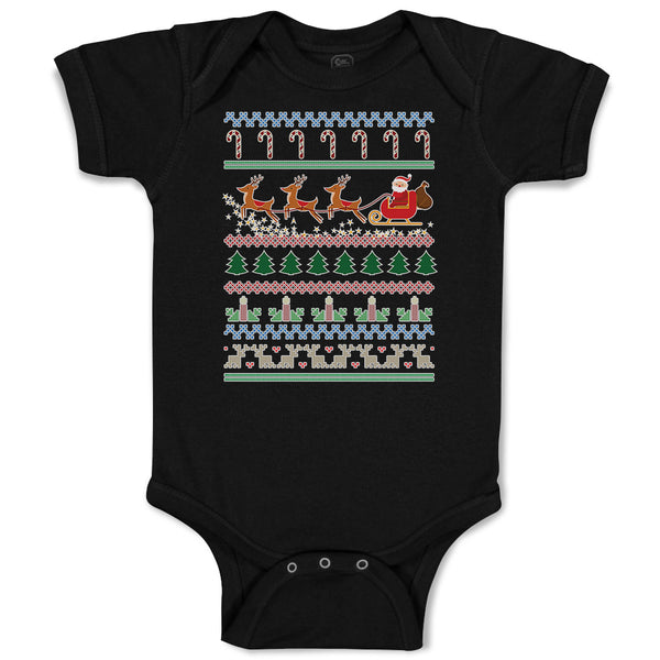 Baby Clothes Santa Claus Is Riding on Baby Bodysuits Boy & Girl Cotton