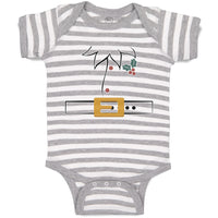 Baby Clothes Santa's Costume Hip Belt Baby Bodysuits Boy & Girl Cotton